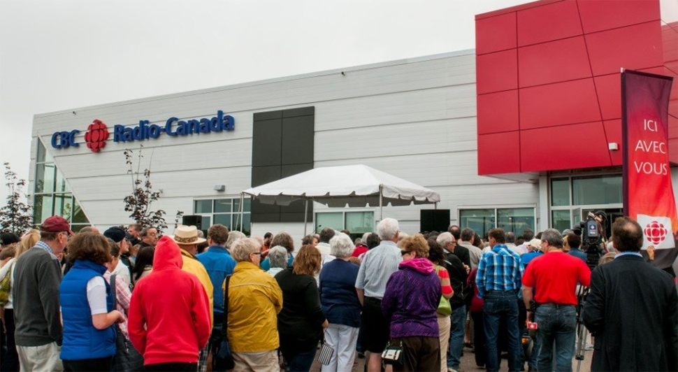 CBC/Radio-Canada holds an open house for the new Main Street Station in Moncton, New Brunswick